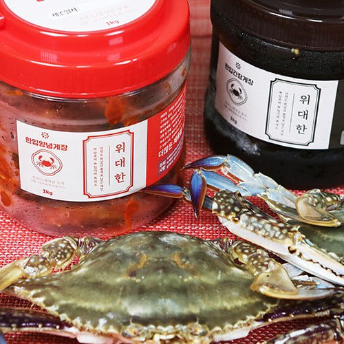 연평도 국내산 한입 간장게장 양념게장 1kg
