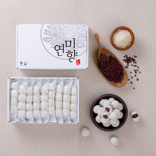 [개별포장] 연미향 국산 멥쌀 천연재료 흰알떡 80g x 18개입