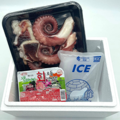 국내산 참문어 자숙 통다리 1kg (자숙 후 600g 내외)