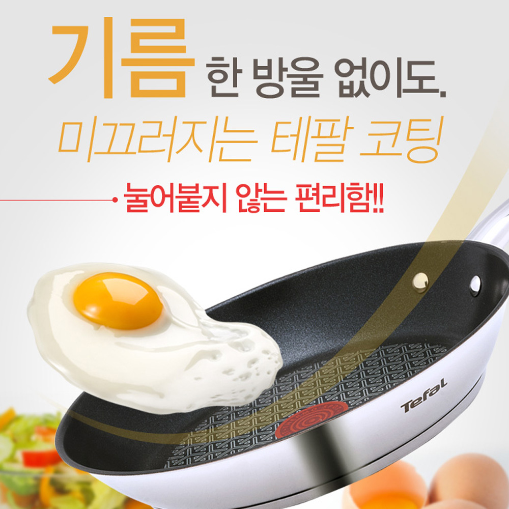 테팔 듀에또 스테인레스 양수곰솥 22cm