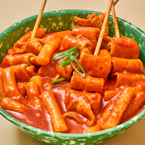 명물 특제 제천 빨간 어묵 떡볶이 & 납작만두