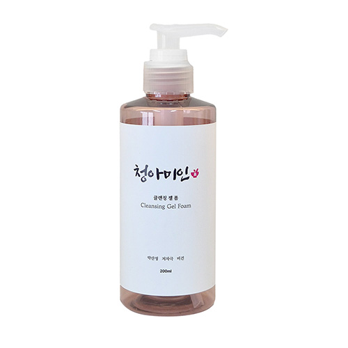 비건 인증 저자극 청아미인 클렌징젤폼 200ml x 2개