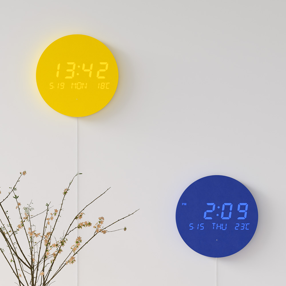 타임스팟 LED 무소음 벽시계