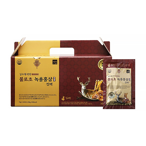 [김소형] 원방 불로초녹용홍삼진액 70g x 30포
